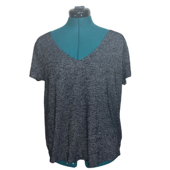 Urban Outfitters x Project Social Slouchy Distressed V-Neck Sz Small Top - Picture 5 of 11